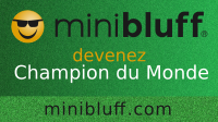 Jerome joue au Minibluff